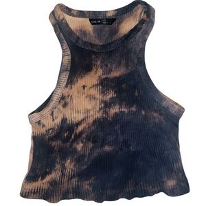 Ribbed tie-dye tank